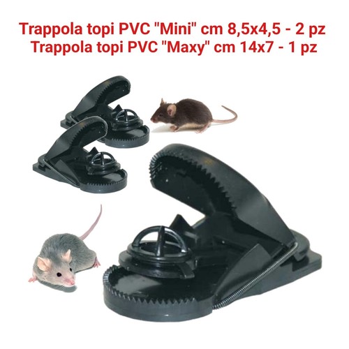 Trappola per topi 3pz - trappola,